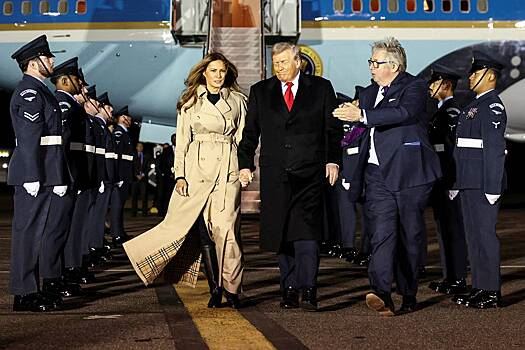 Наряд Мелании Трамп во время визита в Великобританию смутил общественность