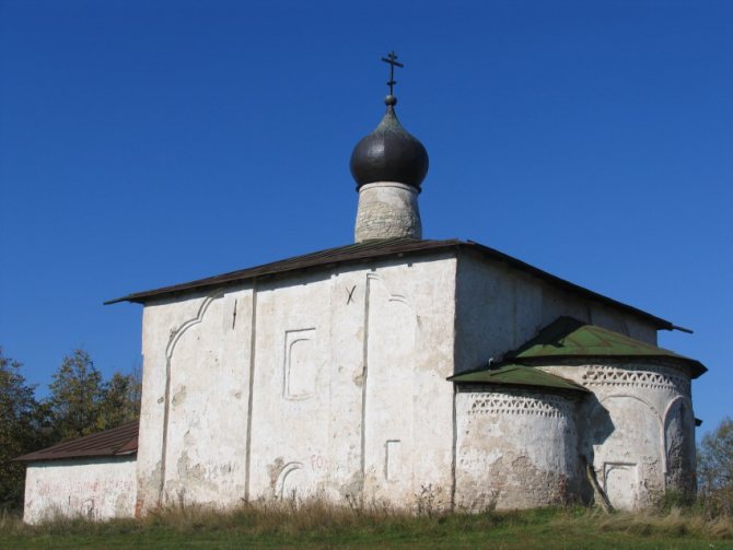 Церковь Козмы и Дамиана бывшего Гремяцкого монастыря. Псков