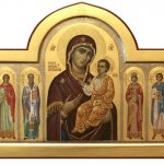 Икона Иверская Божией матери со святыми