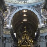 интерьер собора св. Петра в Ватикане