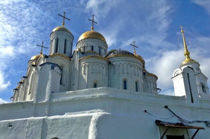 Рисунок 1. Первоначальный вид Успенского собора во Владимире