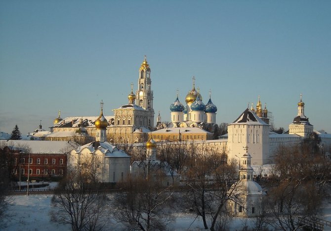 Троице-Сергиева лавра. Зимний вид